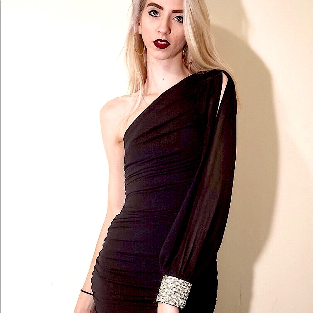 One Shoulder Semi Formal Dress